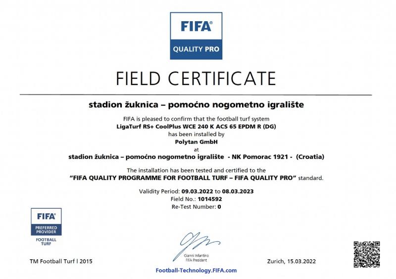FIFA-certifikat 