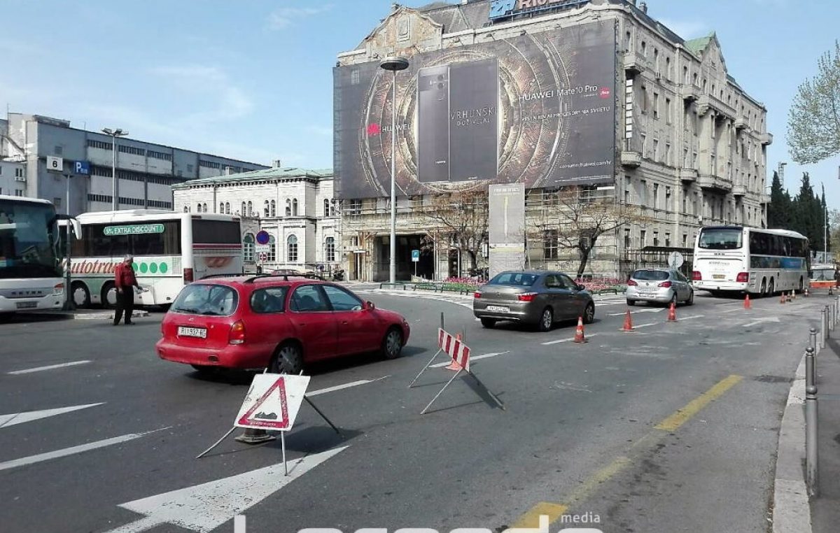 U OKU KAMERE: Radovi na prometnicama stvorili ogromne kolone u centru grada @ Rijeka