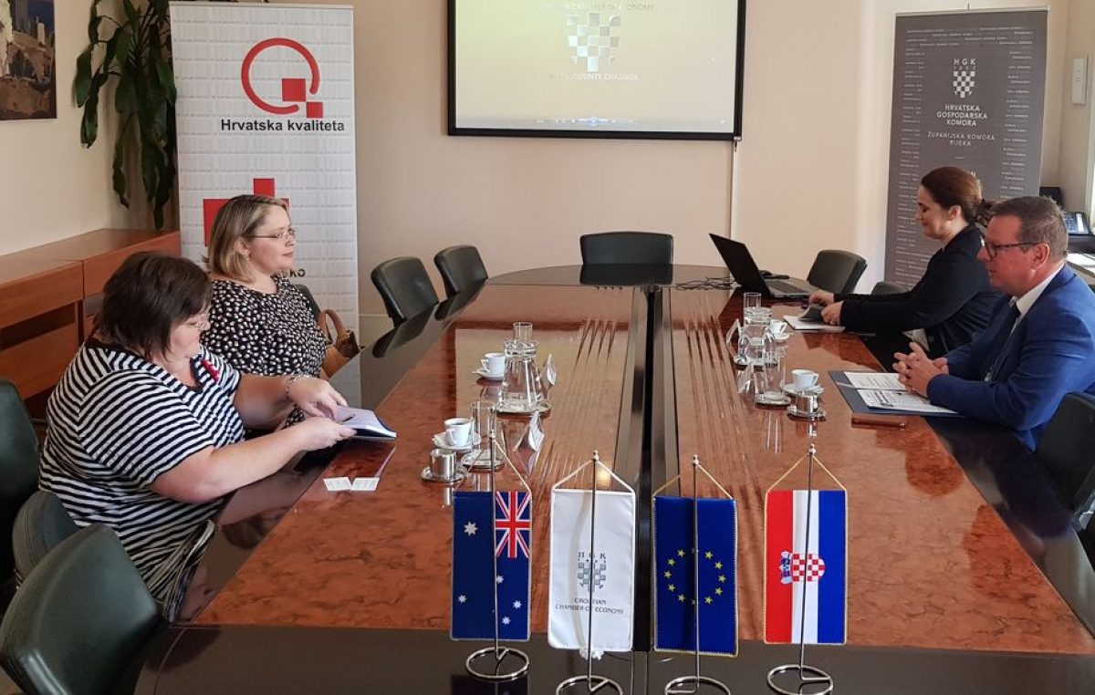 Veleposlanica Australije posjetila HGK – Županijsku komoru Rijeka