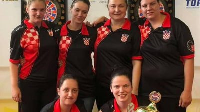 Hrvatske reprezentacije osvojile srebro i broncu na Europskom prvenstvu u pikadu, za žensku reprezentaciju nasupila i Riječanka Natalija Šimac