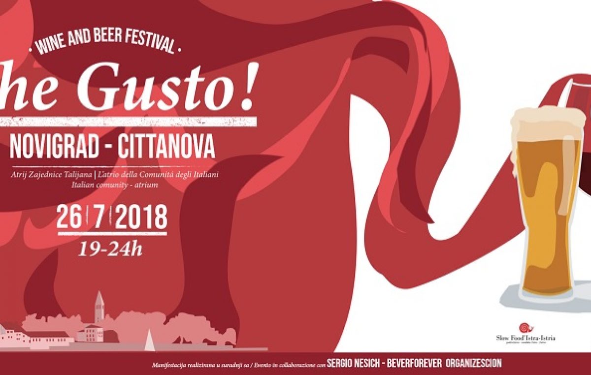Che Gusto! Wine & Beer Festival – Degustacija enogastronomskih proizvoda iz Hrvatske, Italije i Slovenije