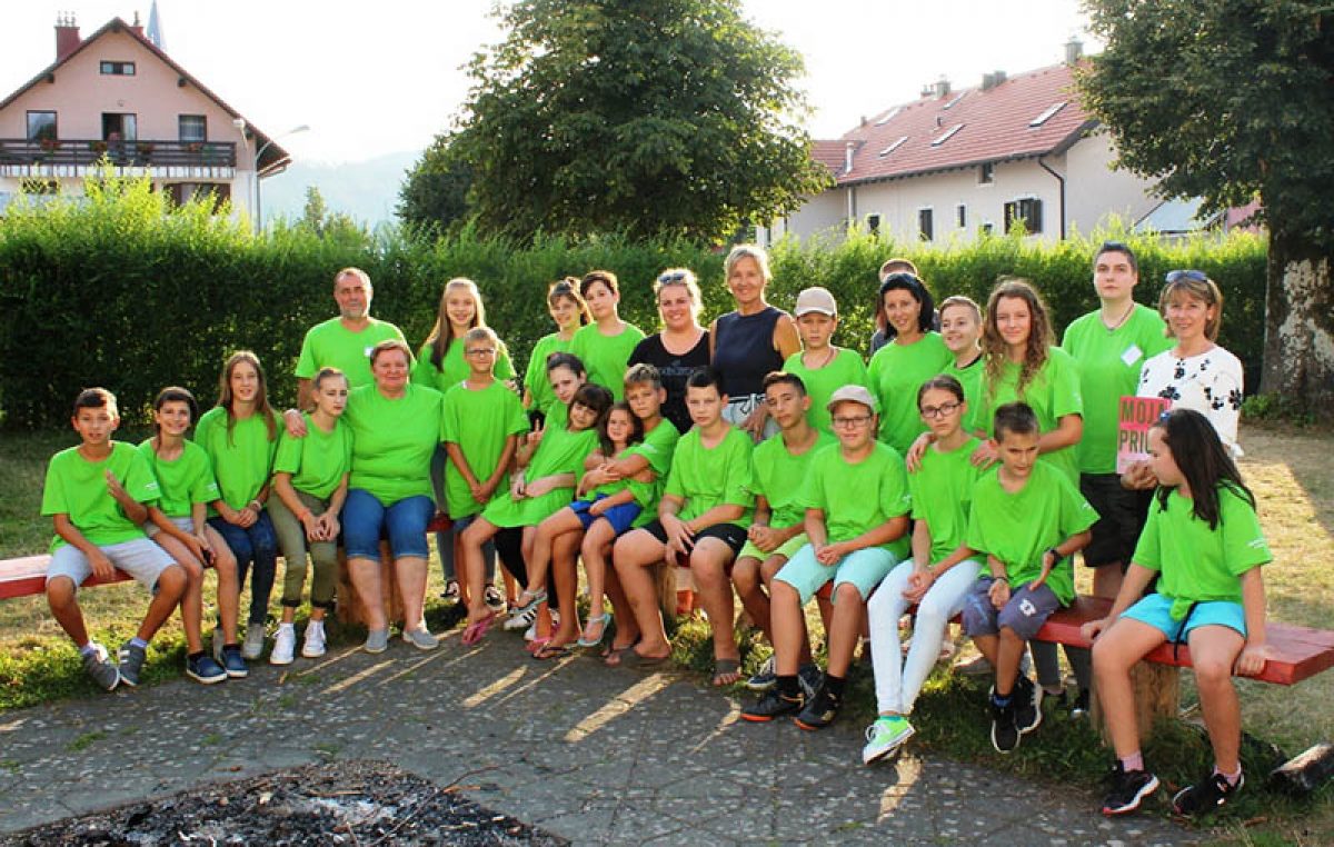 Posjeta županijske pročelnice Dragice Marač članovima Udruge Sanus koji borave u Fužinama