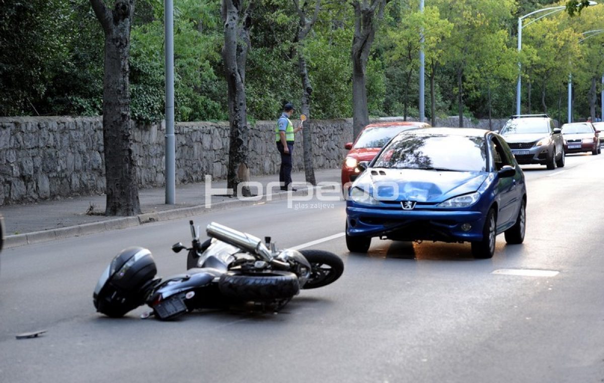 U prometnoj nesreći na Kantridi teže ozlijeđen motociklist