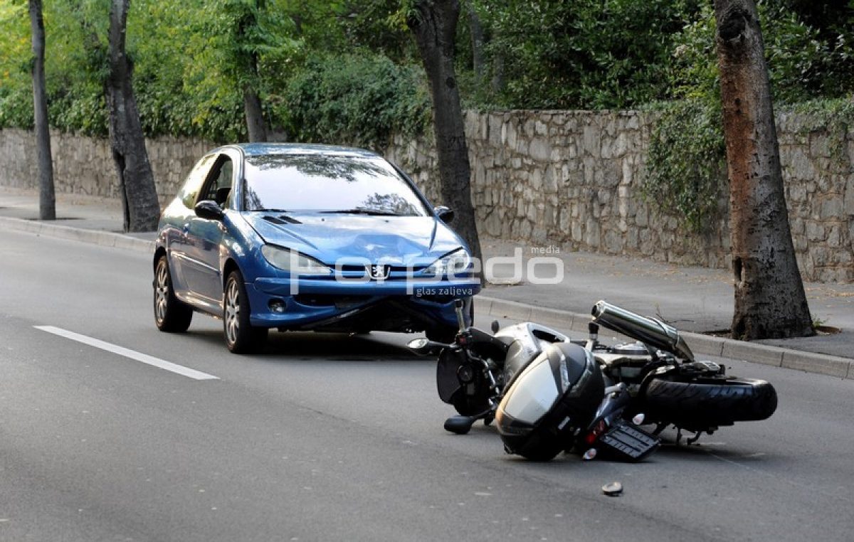 U dvije nesreće dva teško ozlijeđena motociklista