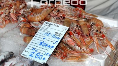 U OKU KAMERE Đir riječkom ribarnicom – Škamp po 250 kuna, gavuni po 90 kuna