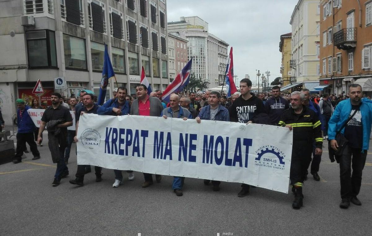 Talijanski sindikati podržali kolege iz 3. maja i Uljanika: ‘Stojimo uz radnike kako bismo pokrenuli brodogradnju’