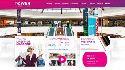 Novo ‘digitalno ruho’ trgovačkog centra: Tower Centar Rijeka predstavio redizajniranu web stranicu