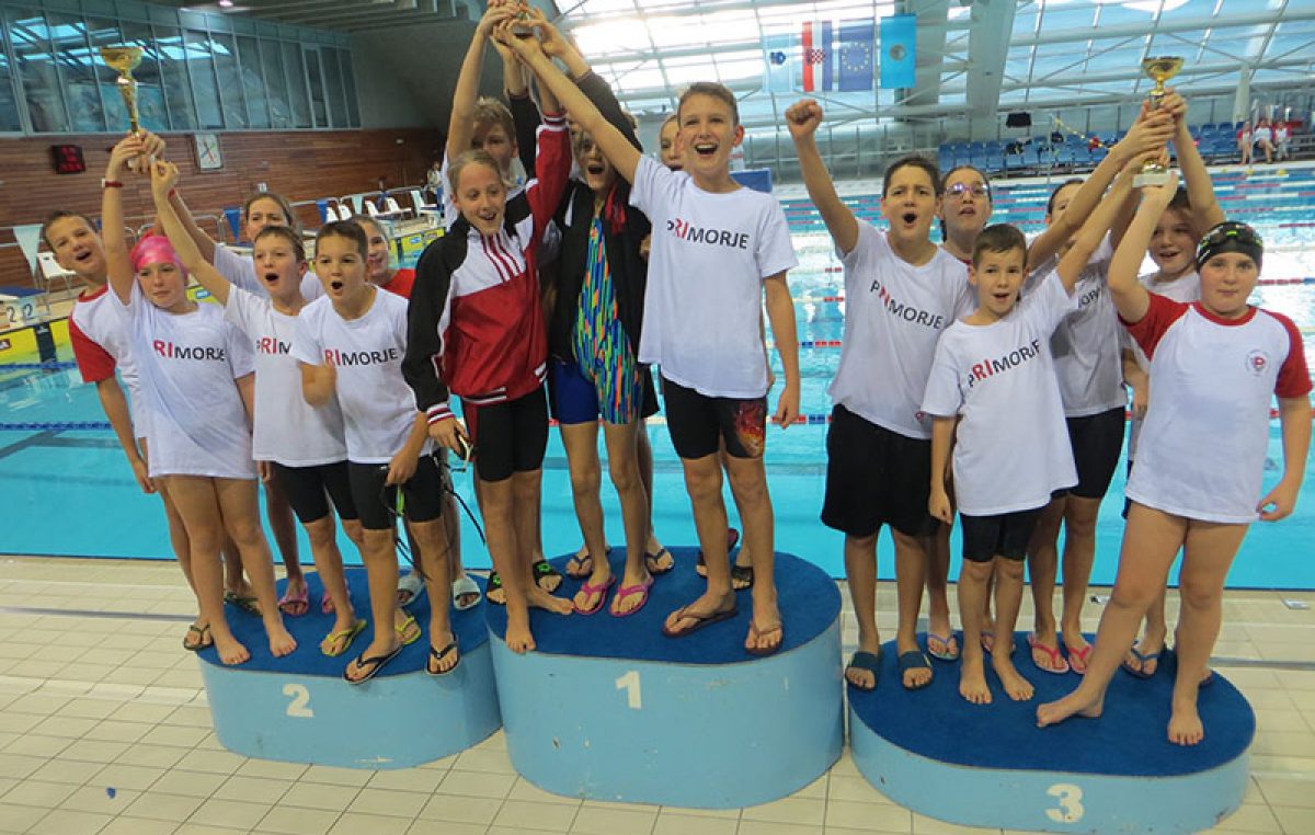 Plivački miting za mlađe kadete i početnike – Primorje najtrofejniji klub na 3. Kantrida kupu