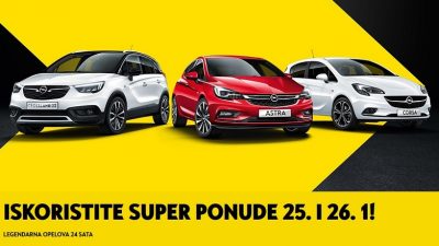 Danas točno u podne počinju legendarna Opelova ’24 sata’ – Svi modeli dostupni po najpovoljnijim cijenama
