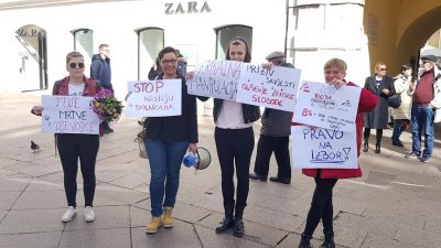 Članice PGS-a upozorile na porazni položaj žena u Hrvatskoj: Ne želimo cvijeće, već pravo na dostojanstven život