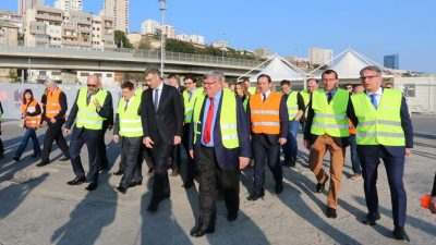 Premijer Plenković obišao velike projekte u riječkoj luci i bolnici