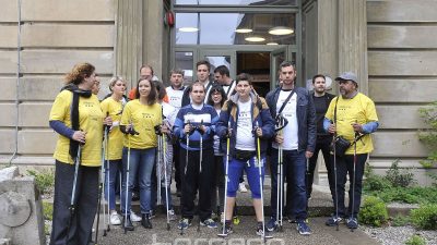 Nordijsko hodanje za mlade s teškoćama u razvoju: Predstavljen projekt RI Urban inclusive walking