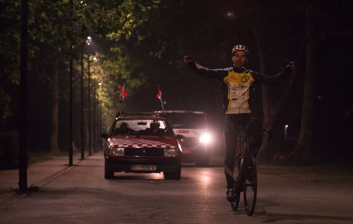Nisu ga zaustavili niti ekstremni vremenski uvjeti: Mario Zubčić prošao 1.458 kilometara i biciklom povezao Hrvatsku