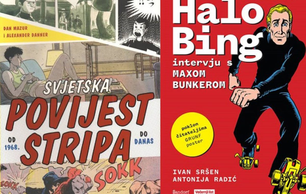 Sandorf u gostima: Predstavljanje knjiga “Halo Bing: intervju s Maxom Bunkerom” i “Svjetska povijest stripa: od 1968. do danas”