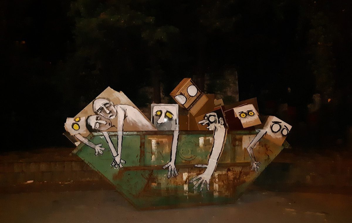 U sklopu Dječjeg festivala Tobogan u Rijeci postavljena privremena umjetnička instalacija Francisca de Pajara