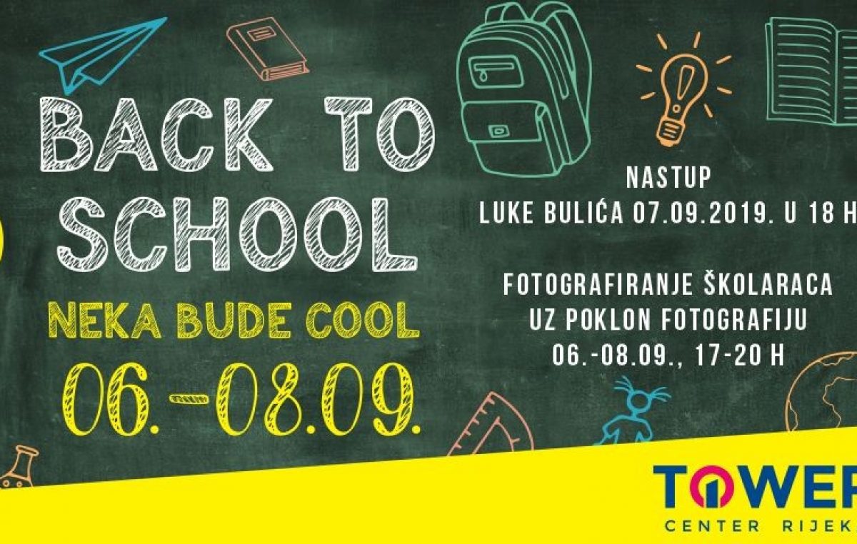 Back to School neka bude cool! Akcije, popusti, besplatno fotografiranje školaraca i Luka Bulić za dobar start školske godine