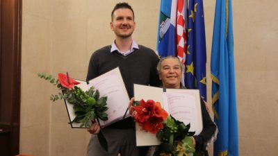 Mariji Trinajstić i Branimiru Dropuljiću uručene Književne nagrade Drago Gervais