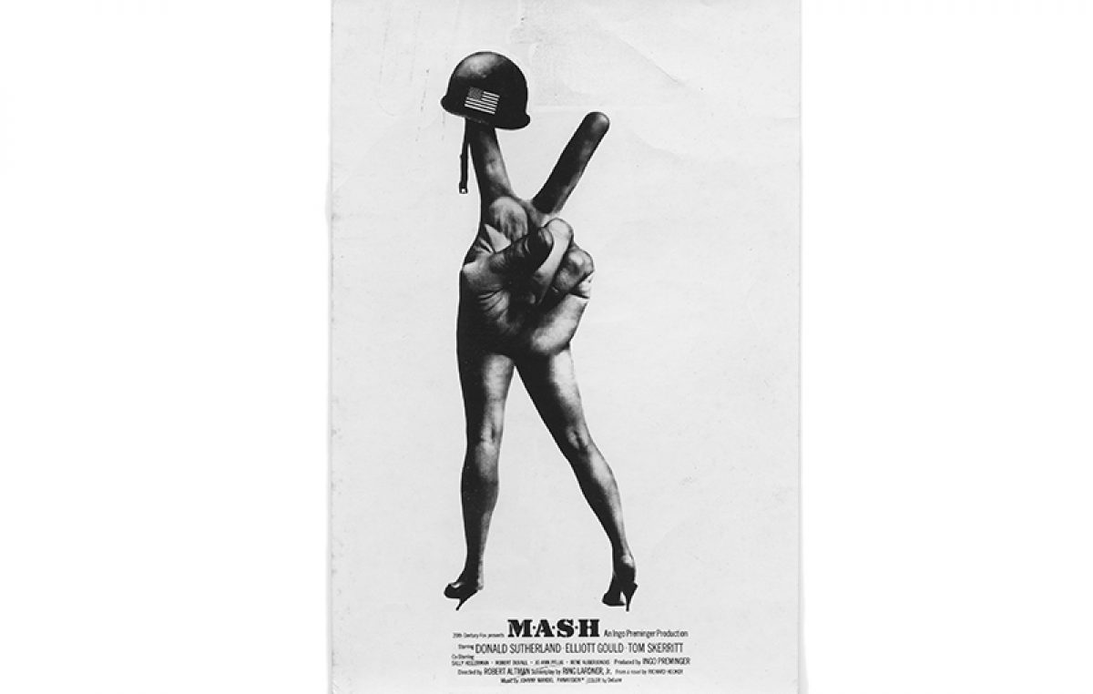 Nagrađivani plakat legendarnog filma M.A.S.H. možete u sklopu izložbe Arsena Roje pogledati u Galeriji Kortil