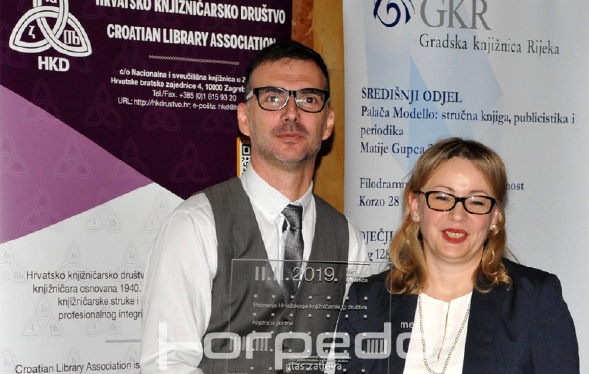 FOTO Gradskoj knjižnici Rijeka uručena nagrada “Knjižnica godine 2019.”