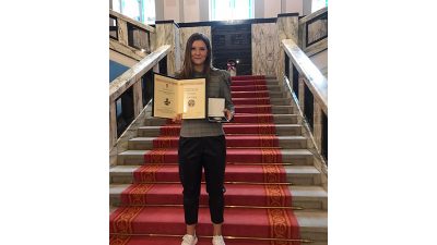 Laura Štefanac dobitnica Državne nagrade za sport Franjo Bučar