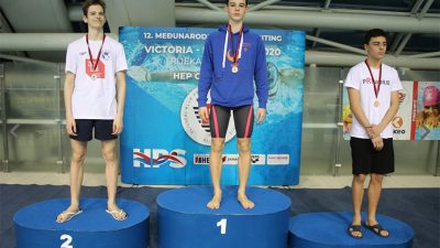 Mladi plivači Primorja na međnarodnom mitingu “Victoria-Primorje” osvojili 12 medalja