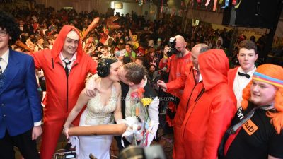 FOTO/VIDEO Spektakularno maškarano vjenčanje ispunilo Maškarani Kastav ljubavnim zanosom i odličnom atmosferom