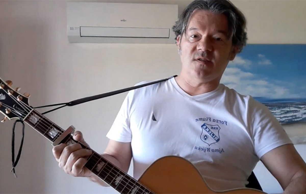 VIDEO Sandro Bastiančić iz karantene zasvirao za sve navijače Rijeke