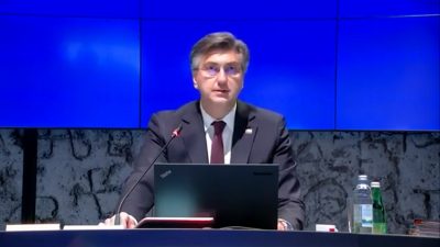 Tko želi potpore za očuvanje radnih mjesta, trebat će se cijepiti, rekao je premijer Plenković na konferenciji za javnost