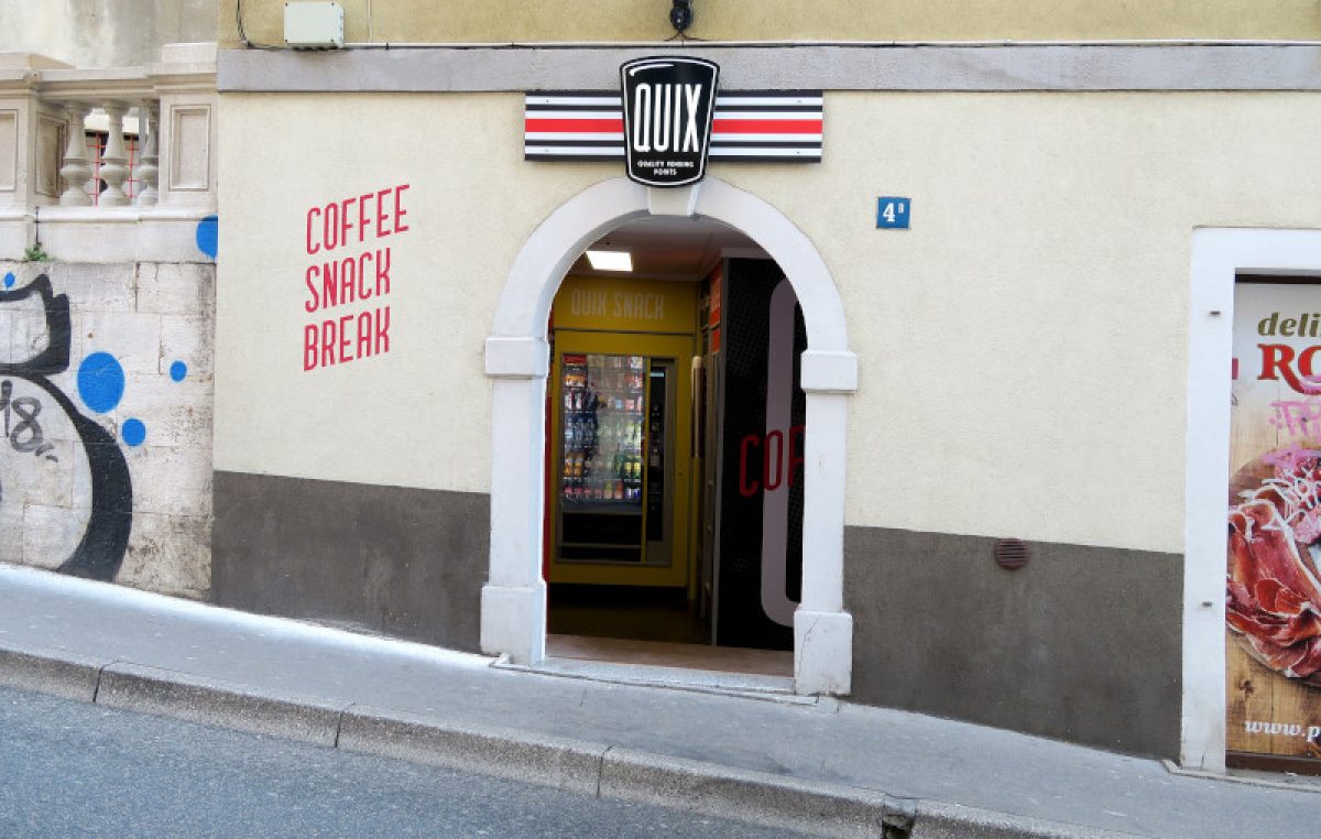 FOTO Brzo, brže, QUIX! Prvi hrvatski vending koncept – QUIX 0/24h nedavno je otvoren u Rijeci