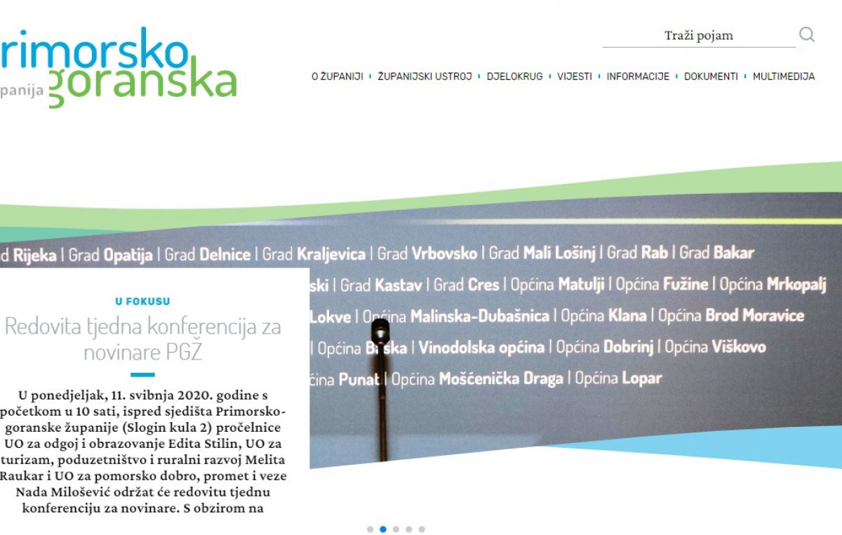 Predstavljen novi multimedijalni internetski portal Primorsko-goranske županije