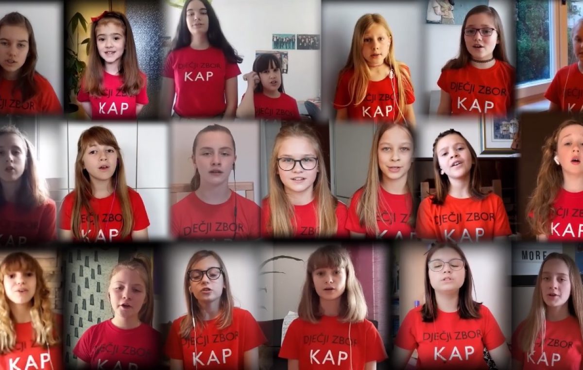 VIDEO Mali pjevači odaslali poruku zajedništva i ljubavi: Dječji zbor Kap objavio skladbu ‘More’ riječkih autorica