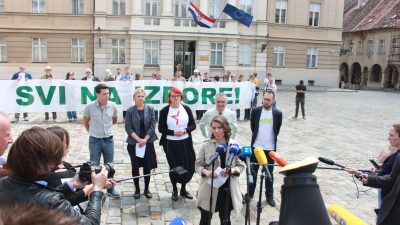 Predstavljena zeleno lijeva koalicija, nositeljica liste za Rijeku i Istru Katarina Peović