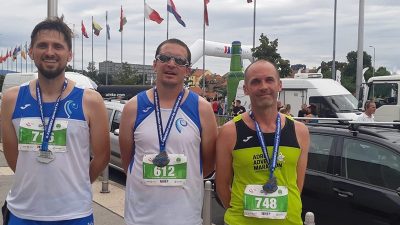 Kereković, Mance i Mendiković predstavljali AK Kvarner na Zagrebačkom polumaratonu