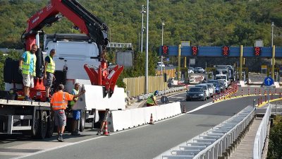 VIDEO Počela sanacija Krčkog mosta, promet jednom trakom sljedeće dvije godine