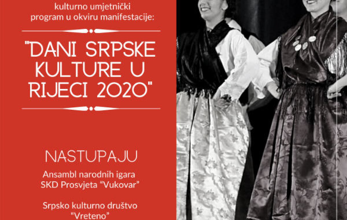 Dani srpske kulture u Rijeci, program posvećen 65. godišnjice Spase Mutavskog