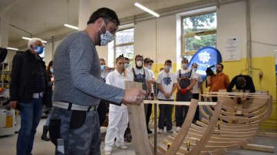 FOTO/VIDEO U Tehničkoj školi položena kobilica pasare koja će se graditi u sklopu Akademije tradicijskih pomorskih zanata i vještina
