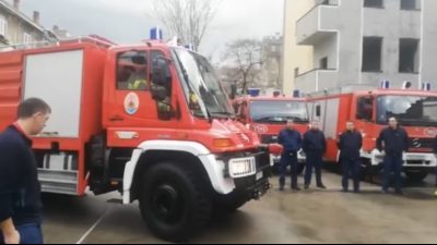 [VIDEO] Riječki vatrogasci krenuli u pomoć Petrinji, Grad Rijeka osigurao je 200 tisuća kuna za pomoć