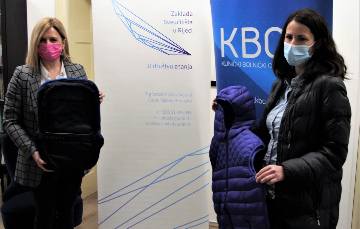 Zaklada Sveučilišta u Rijeci donirala KBC-u Rijeka sredstva za potporu volonterskim aktivnostima