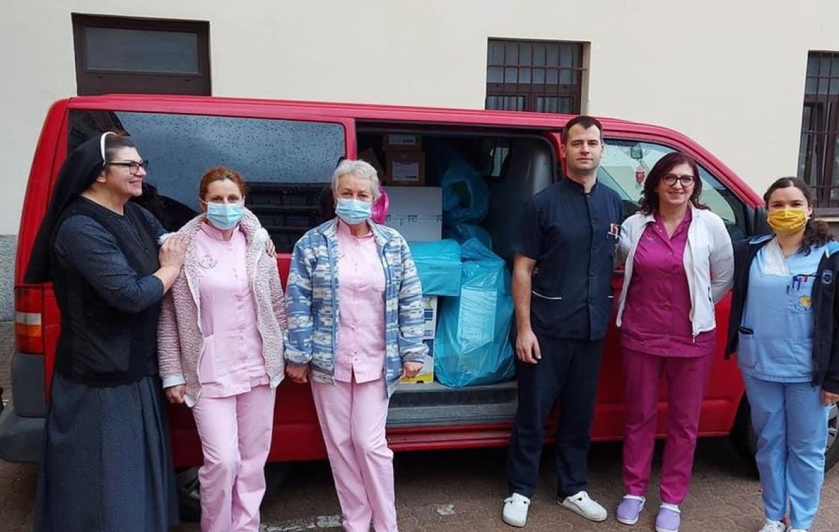 [VIDEO] Vrijednom donacijom sisačkoj Općoj bolnici, riječki Hospicij Marije Krucifikse Kozulić ujedno i simbolički obilježio osmu godinu svog djelovanja