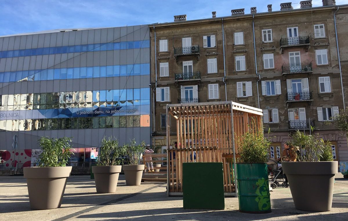 Udruga Urbani separe promiče kvalitetu urbanog života: Klobučarićev trg ima nove žardinjere s biljem, a Stari grad novi mini park