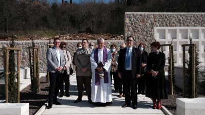 [FOTO] Predstavljena realizacija kapitalnog projekta u Kostreni : Prošireno groblje u Svetoj Luciji