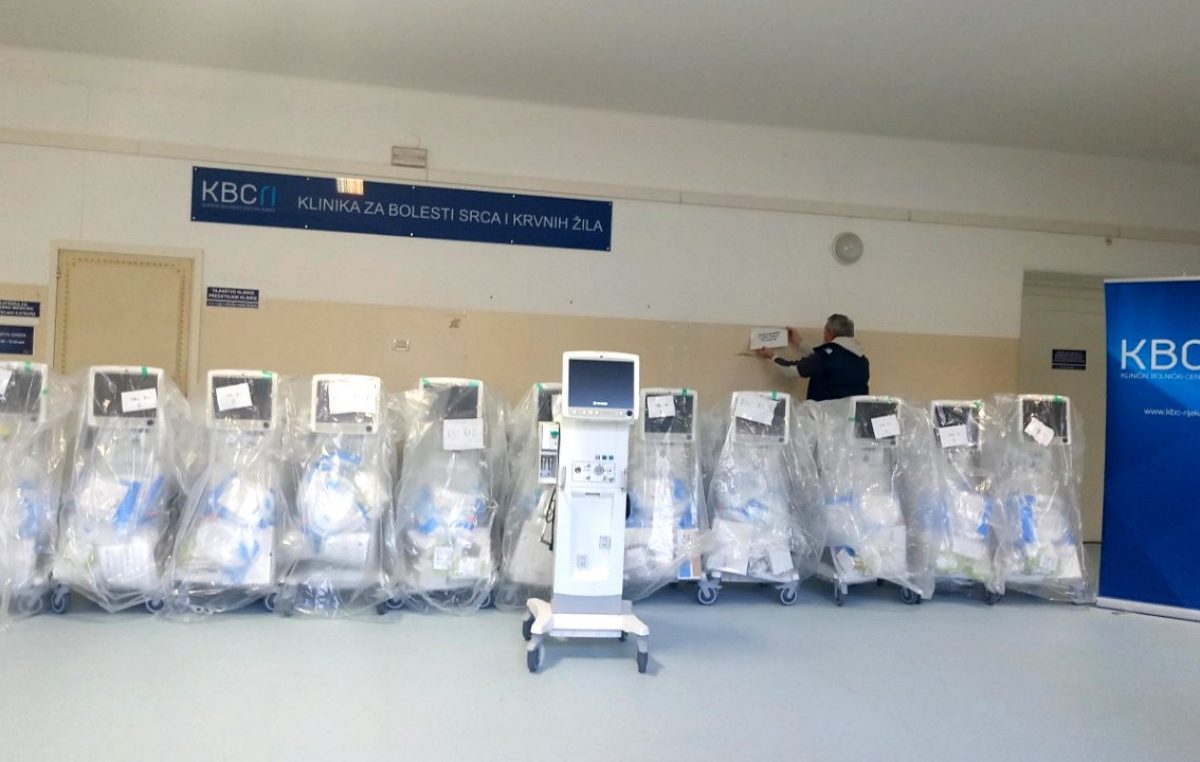 [VIDEO] Dvanaest novih respiratora u KBC-u Rijeka