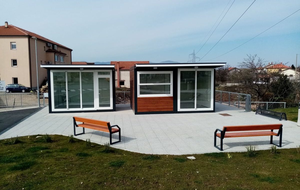 Moderne kućice kao novi prodajni prostori u Marinićima