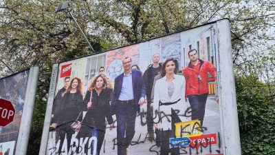 Forum mladih SDP-a reagirao na ispisane poruke na plakatu Marka Filipovića