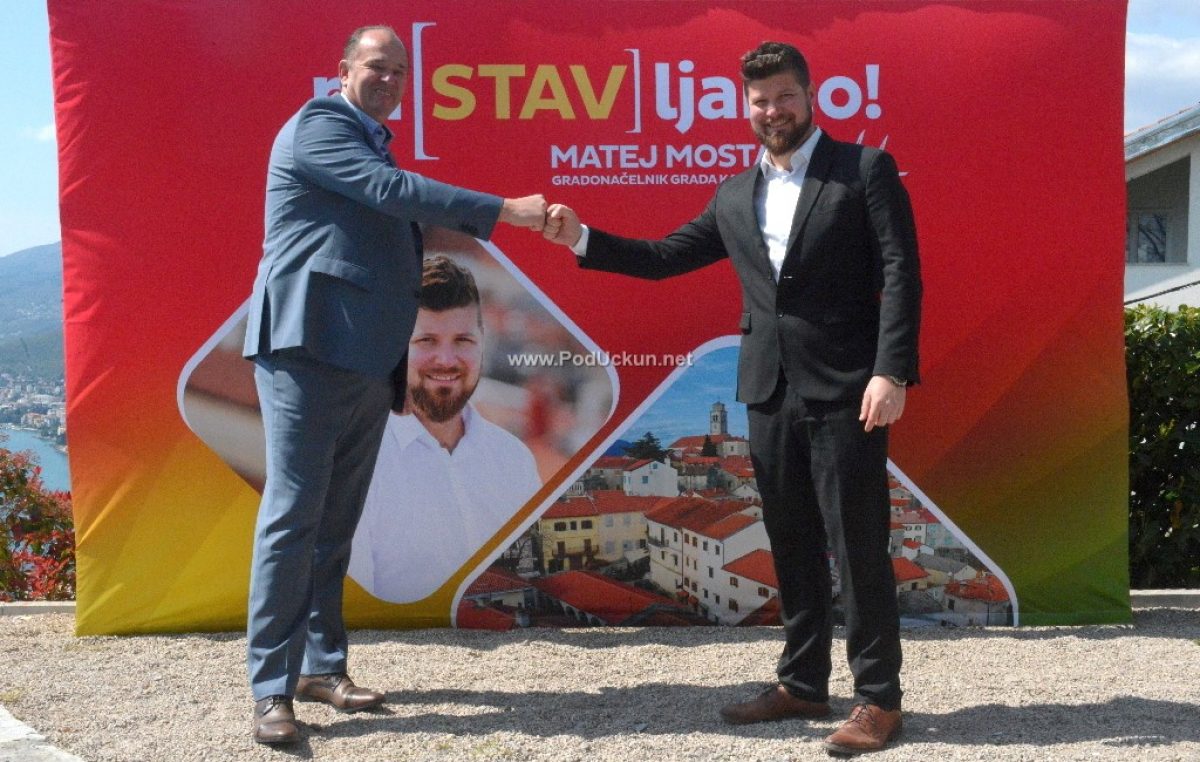 [VIDEO] Uz slogan „naSTAVljamo“ Matej Mostarac i Dean Jurčić kreću u novu izbornu utrku @ Kastav