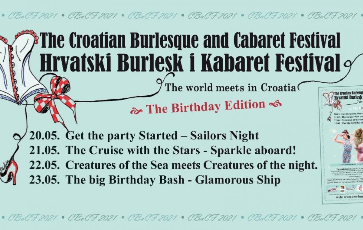 Hrvatski burlesque i cabaret festival slavi svoj peti rođendan na Botelu Marina