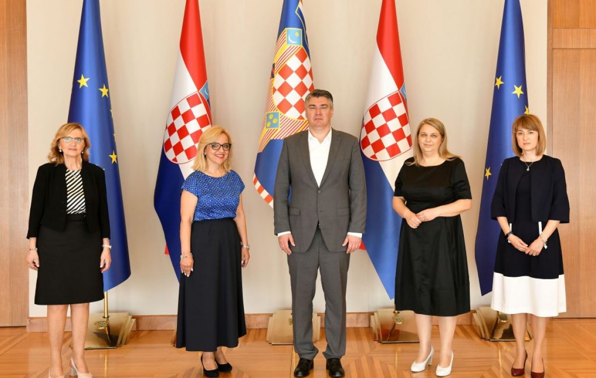Predsjednik Milanović razgovarao s predstavnicama Koordinacije hrvatske obiteljske medicine