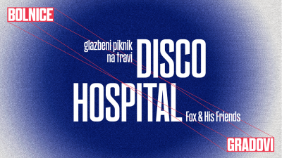 Disco Hospital, glazbeni piknik na travi, kao dio programa Gradovi-bolnice, održati će se u subotu, 10.7. u Parku Nikole Hosta