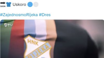 HNK Rijeka na Twitteru predstavila novi dres