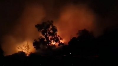 VIDEO Bukti požar iznad pruge u Meji